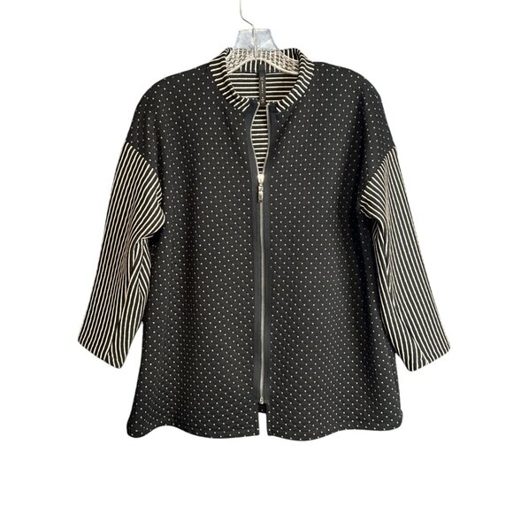 IC By Connie K Quilted Zip Cardigan S - Picture 8 of 8